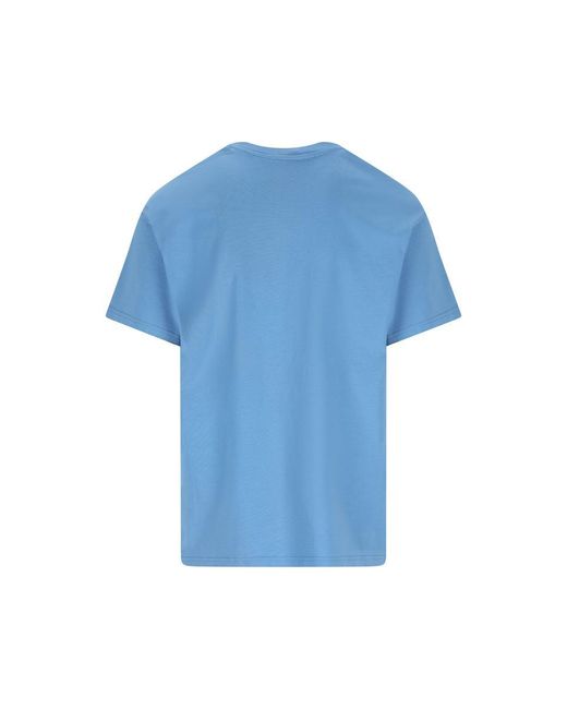 Givenchy Blue T-Shirt And Polo Shirt for men