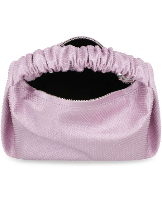 Alexander Wang Purple Scrunchie Mini Handbag
