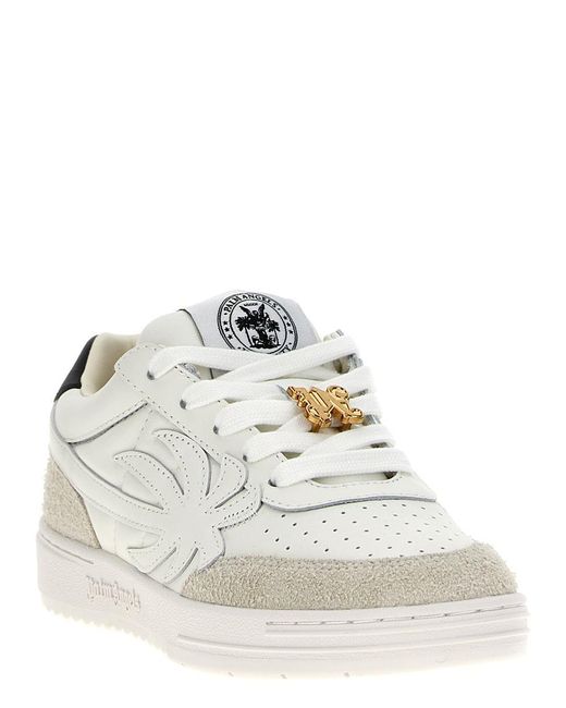 Palm Angels White 'Palm Beach University' Sneakers