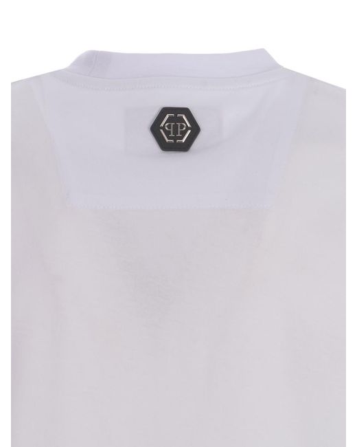 Philipp Plein Gray T-Shirt for men