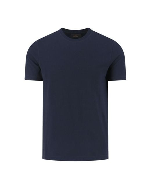 Zanone Blue T-Shirts And Polos for men