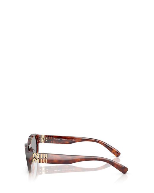 Miu Miu White Sunglasses