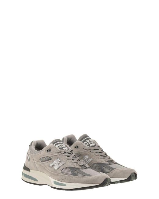 New Balance Gray 991v1 - Sneakers for men