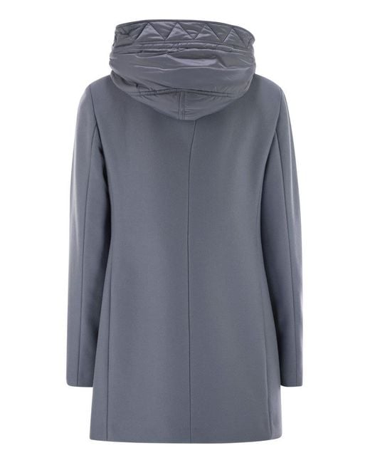 Fay Gray Toggle Coat In Wool Cloth