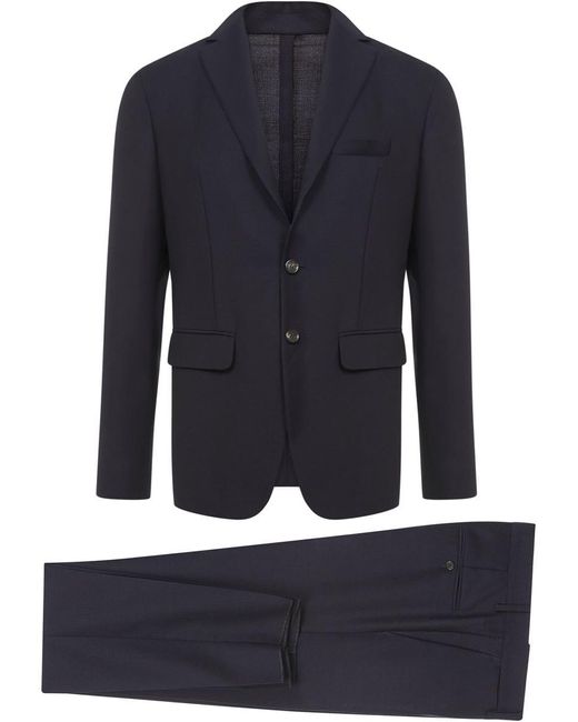 DSquared² Blue Tropical Tokyo Suit for men