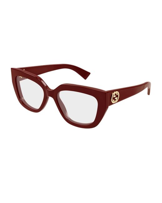 Gucci Brown Gg1847O Linea Emblem Eyeglasses