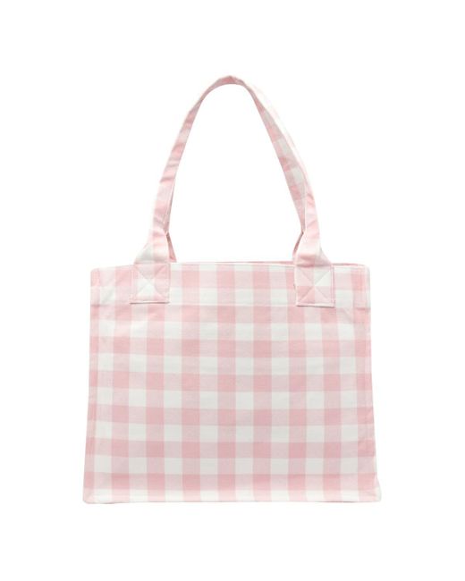 【関税込み】Xxl Pocket Shopping Bag - Ganni - Cotton - Pink Ganni Xxl Pocket Shopping Bag - Cotton - Pink Tote Bag | THE