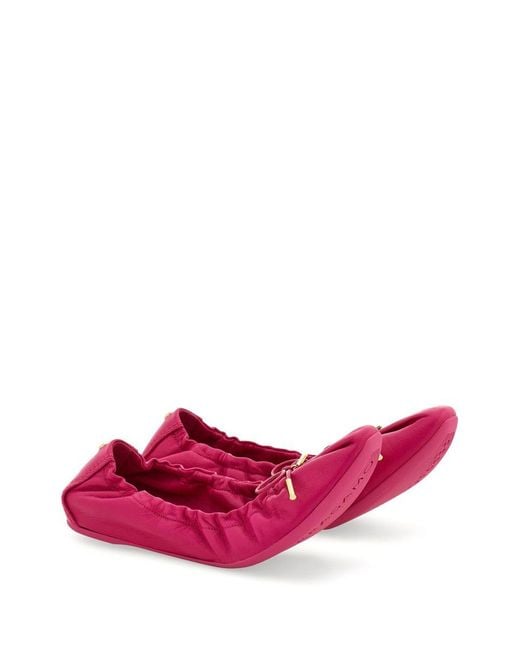 Ferragamo Pink Flat Shoes