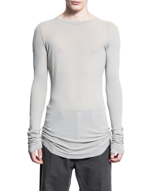 Rick Owens Gray T-Shirts & Tank Tops for men