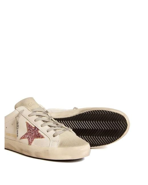 Golden Goose Deluxe Brand Natural Bio Based Upper Glitter Star