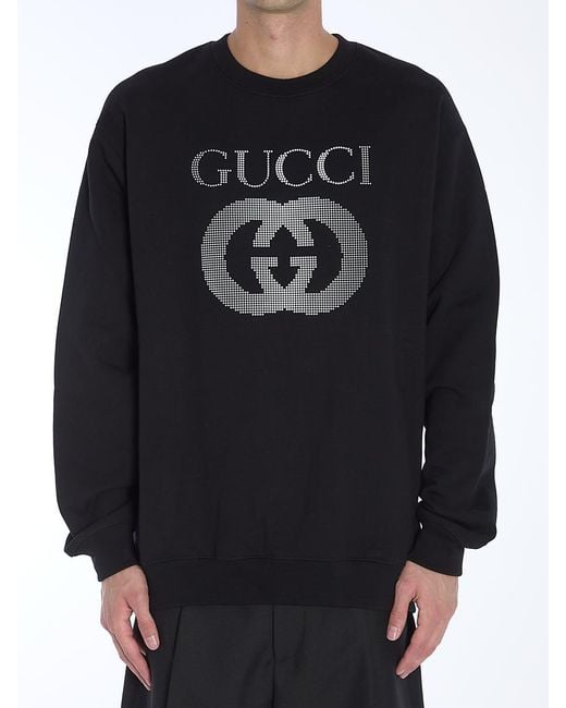 Gucci Gg Sweatshirt in Black for Men Lyst