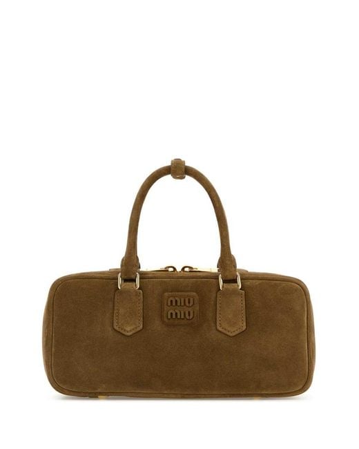 Miu Miu Brown Handbags.