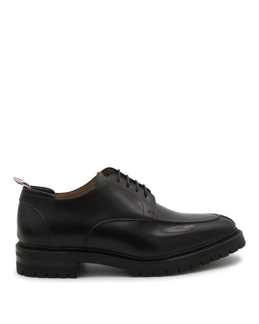 Thom Browne Black Flat Shoes for men