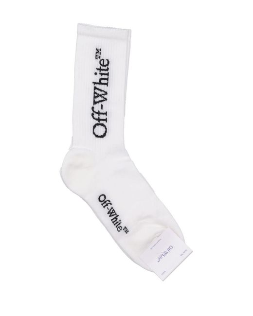 Off-White c/o Virgil Abloh White Bksh Mid Socks for men