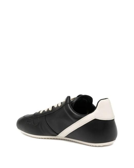 Rick Owens Black Minimal Sneak for men