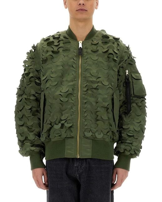 Alpha Industries Green Flight Jacket "ma-1 Ulcans" for men