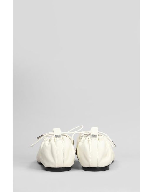 Ganni Natural Ballet Flats