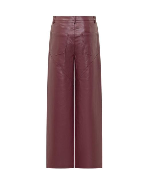 ROTATE BIRGER CHRISTENSEN Red Trousers
