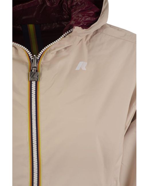 K-Way Natural Laurette Plus - Reversible Hooded Jacket