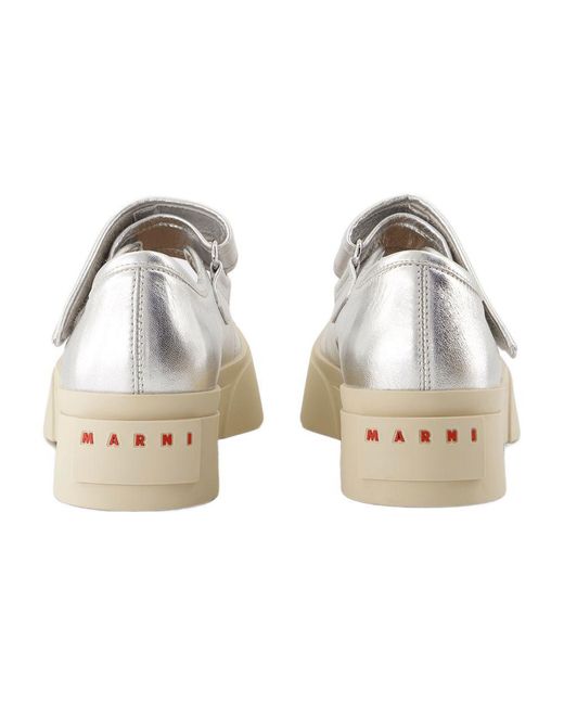 Marni White Flats