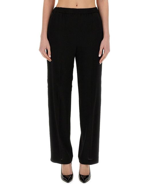 Fabiana Filippi Black Elegant Viscose Pants