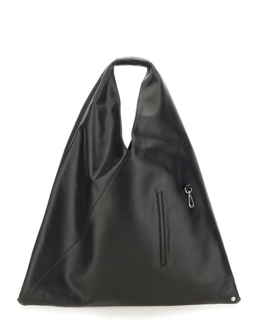 MM6 by Maison Martin Margiela Black Shoulder Bag "Japanese" Medium