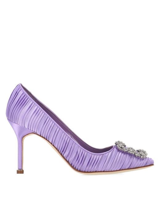 Manolo Blahnik Purple Heels