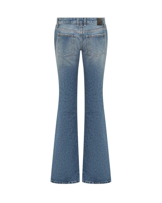 Off-White c/o Virgil Abloh Blue Arrow Flared Jeans