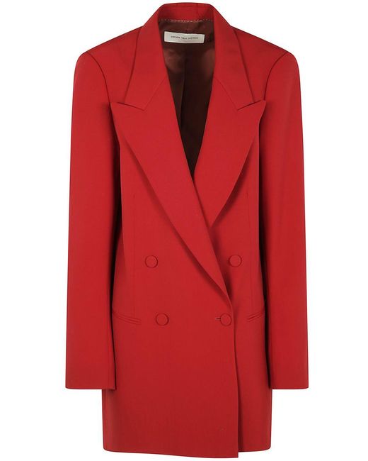Dries Van Noten Red Blink Blazer Jacket