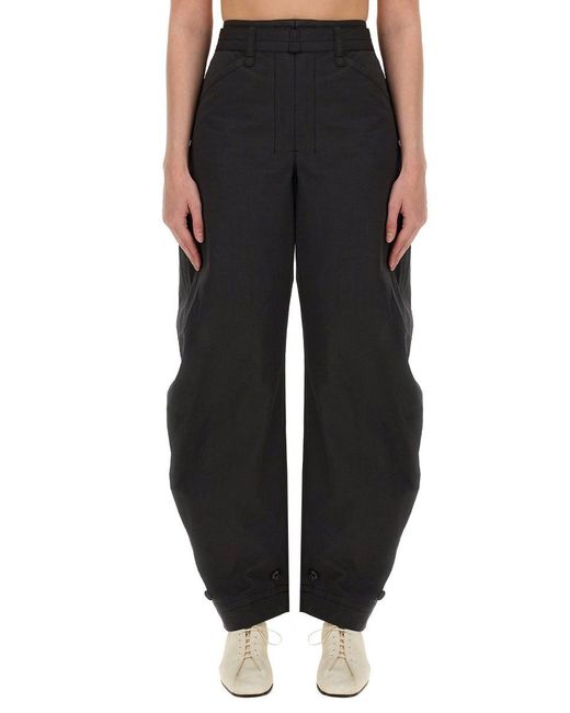 Lemaire Black Belted Pants