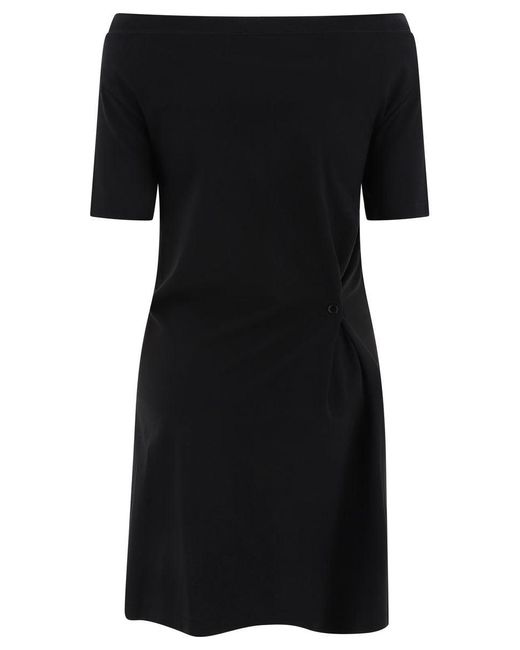 Courreges Black Asymmetric Dress