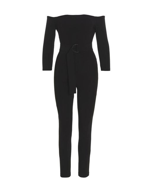 Norma Kamali Off-shoulder One-length Bodysuit in Black | Lyst