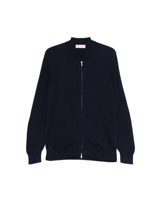 Brunello Cucinelli Blue Sweaters for men