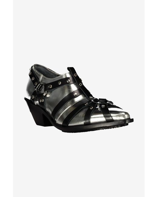 Junya Watanabe Black Ankle Boots With Stud Shoes