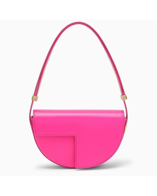Patou Pink Le Fuchsia Leather Bag