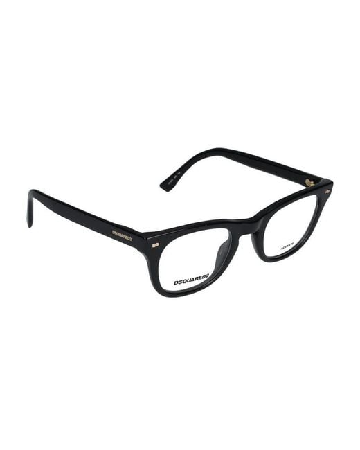 DSquared² Black Eyeglasses for men