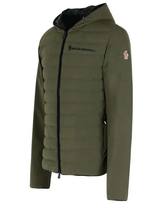 Moncler Green Polyamide Blend Jacket for men