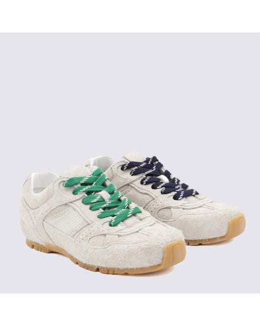 スニーカー ALOHAS Tb.56 Suede Fuzzy Light Grey Leather Sneakers Tb.56 Suede Fuzzy Light Grey Leather Sneakers | ALOHAS