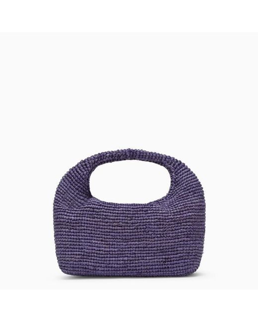Manebí Purple Halfmoon Bag In