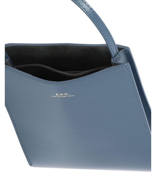 A.P.C. Blue Light Leather Bag