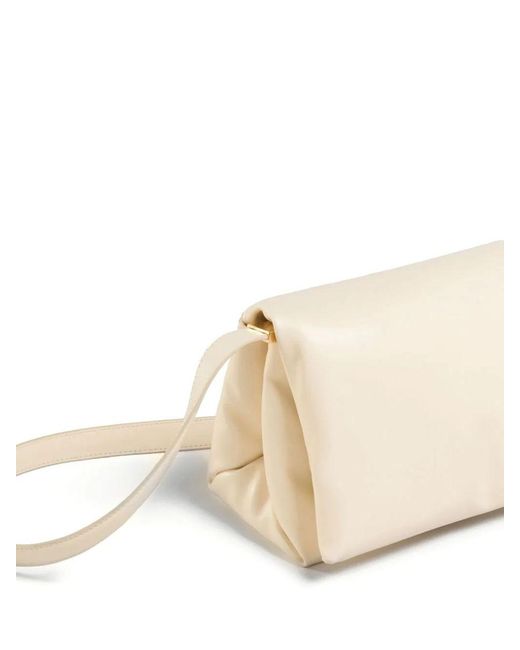 Marni Natural Leather Prisma Shoulder Bag