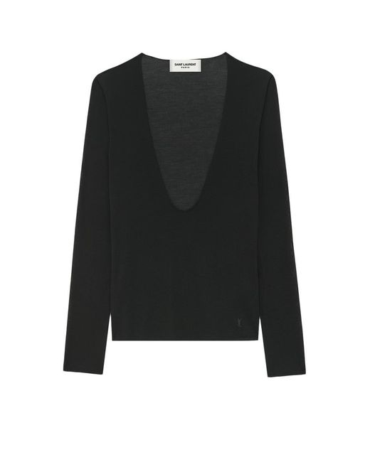 Saint Laurent Black Sweater