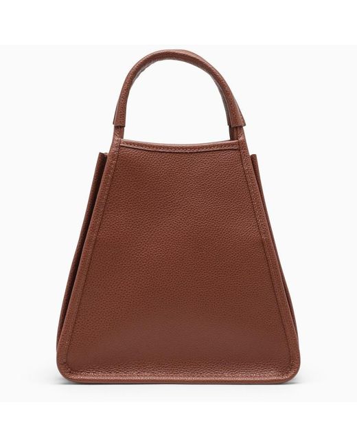 Longchamp Le Foulonnè S Brown Leather Handbag