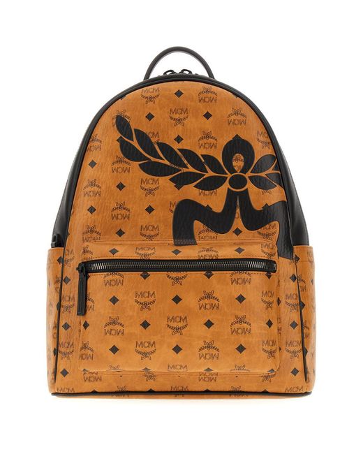 MCM Orange Backpacks