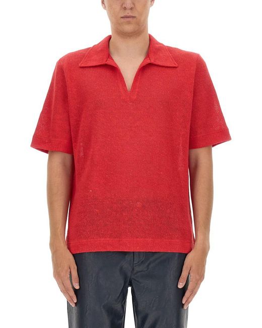 Séfr Red Éfr V-neck T-shirt for men