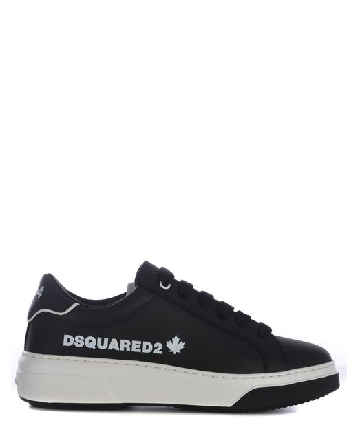 DSquared² Black Sneakers "Bumper" for men