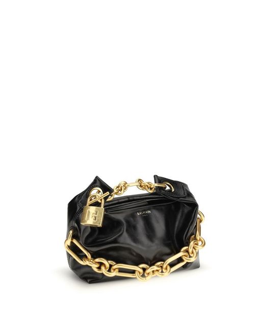 Balmain Black Shoulder Bags