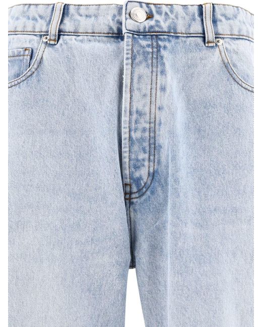 AMI Blue "Loose Fit" Jeans for men