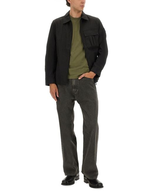 Belstaff Black Jacket - Shirt "drome" for men