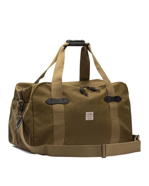 Filson Brown Tin Cloth Travel Bag for men